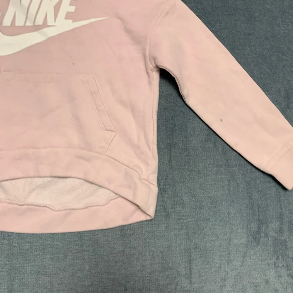 Nike Sportswear Club Fleece Hoodie Girls 5 Pink Swoosh Logo Gorpcore Activewear